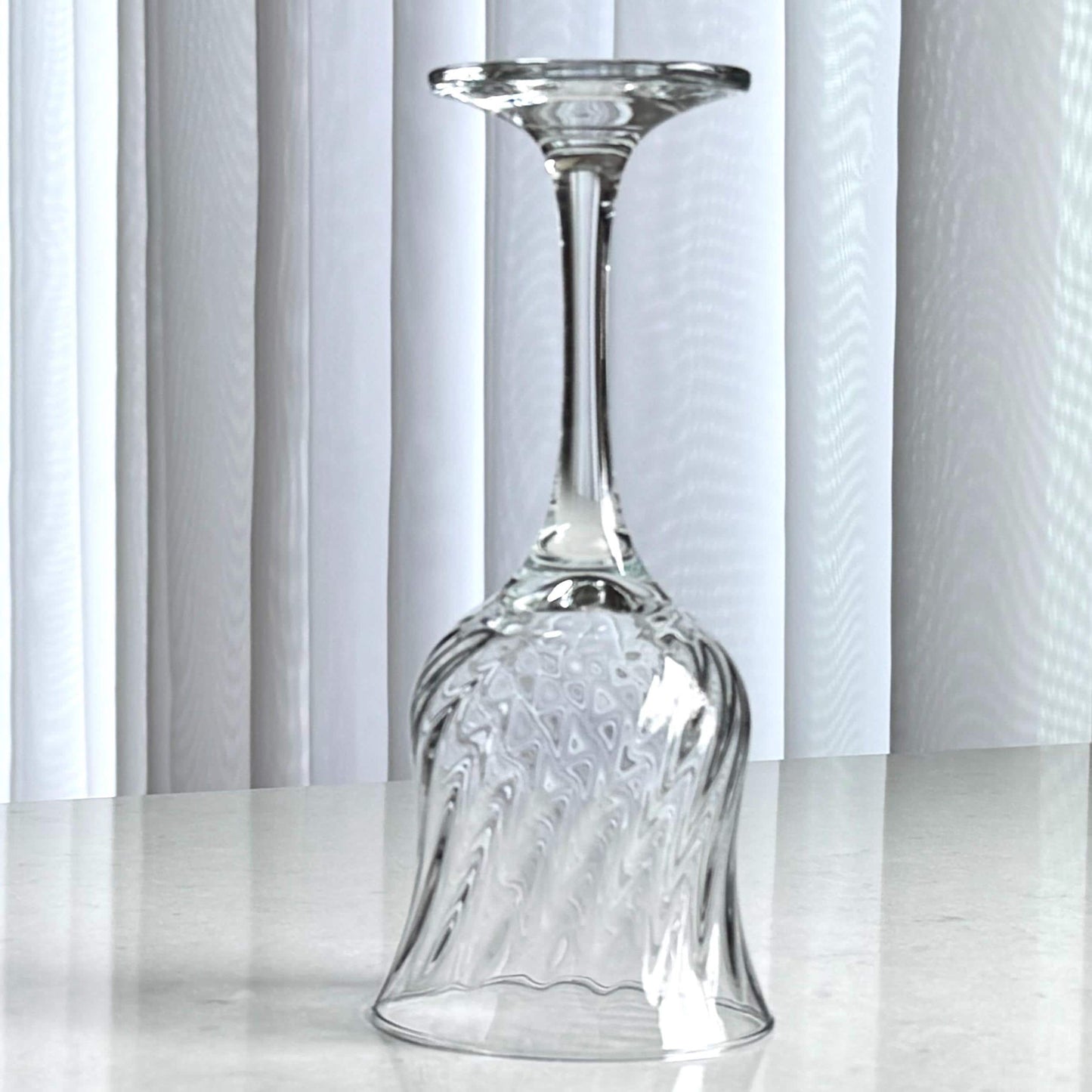 Vintage Optic Swirl Pattern Glasses - Set of 11