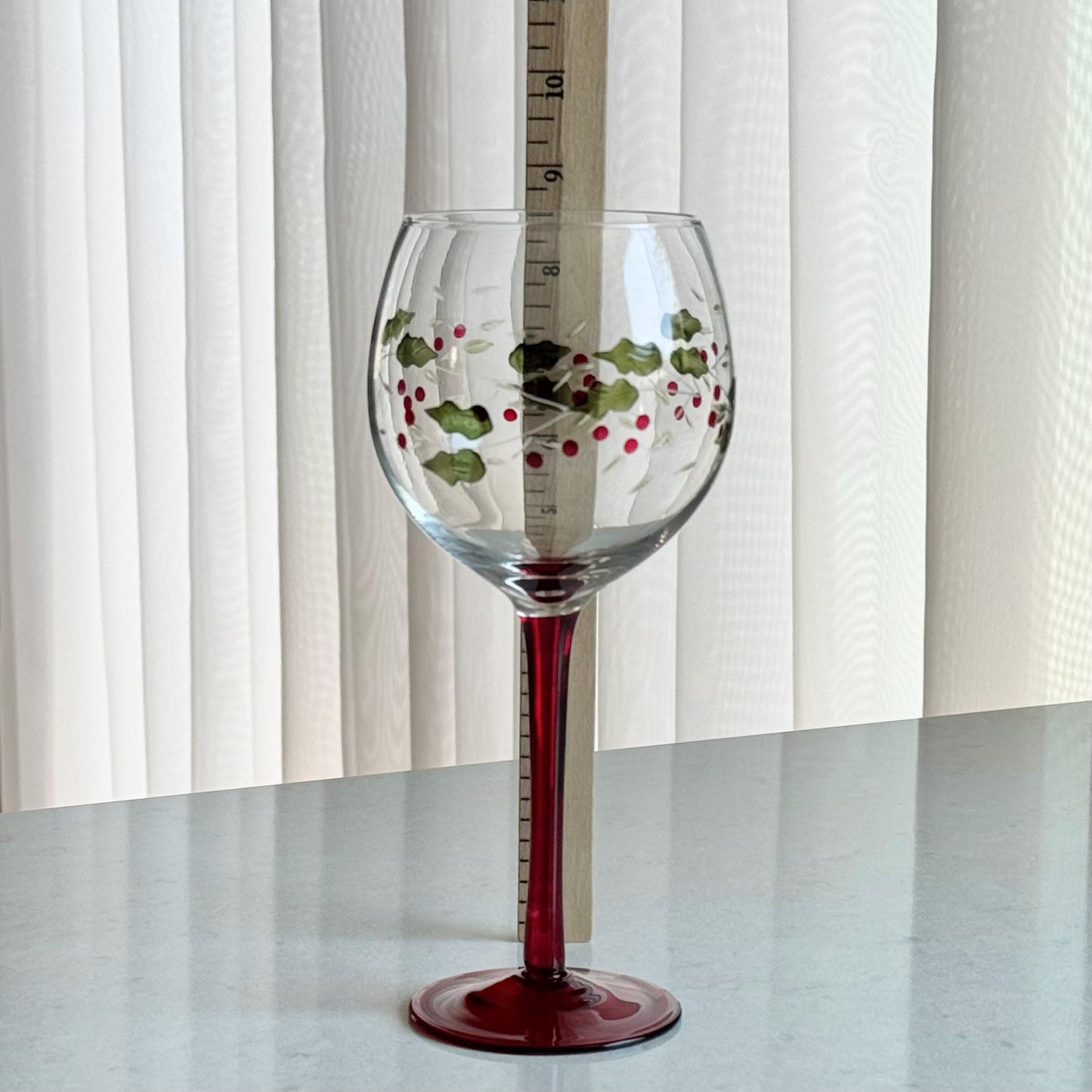Vintage Pfaltzgraff Winterberry Glasses - Set of 8 Goblets
