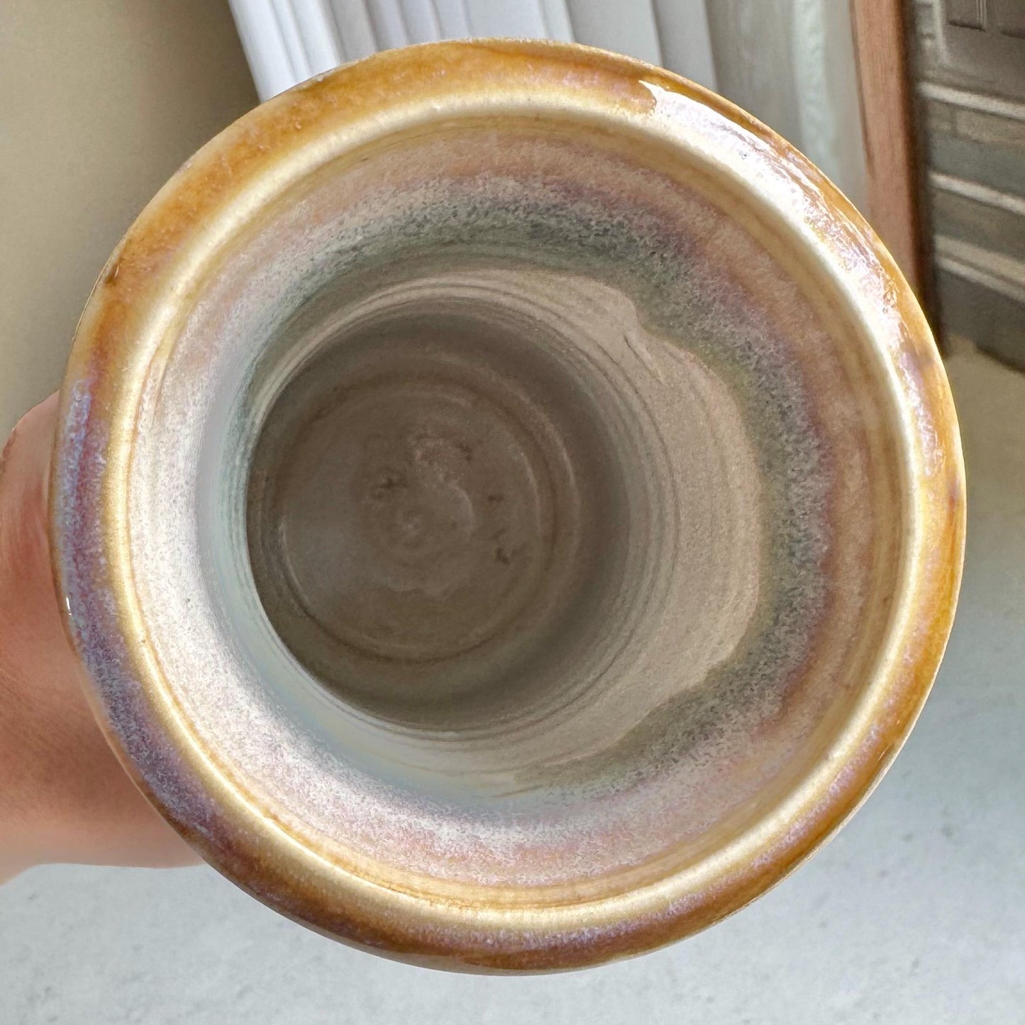 Vintage Handmade Signed Pottery Vase