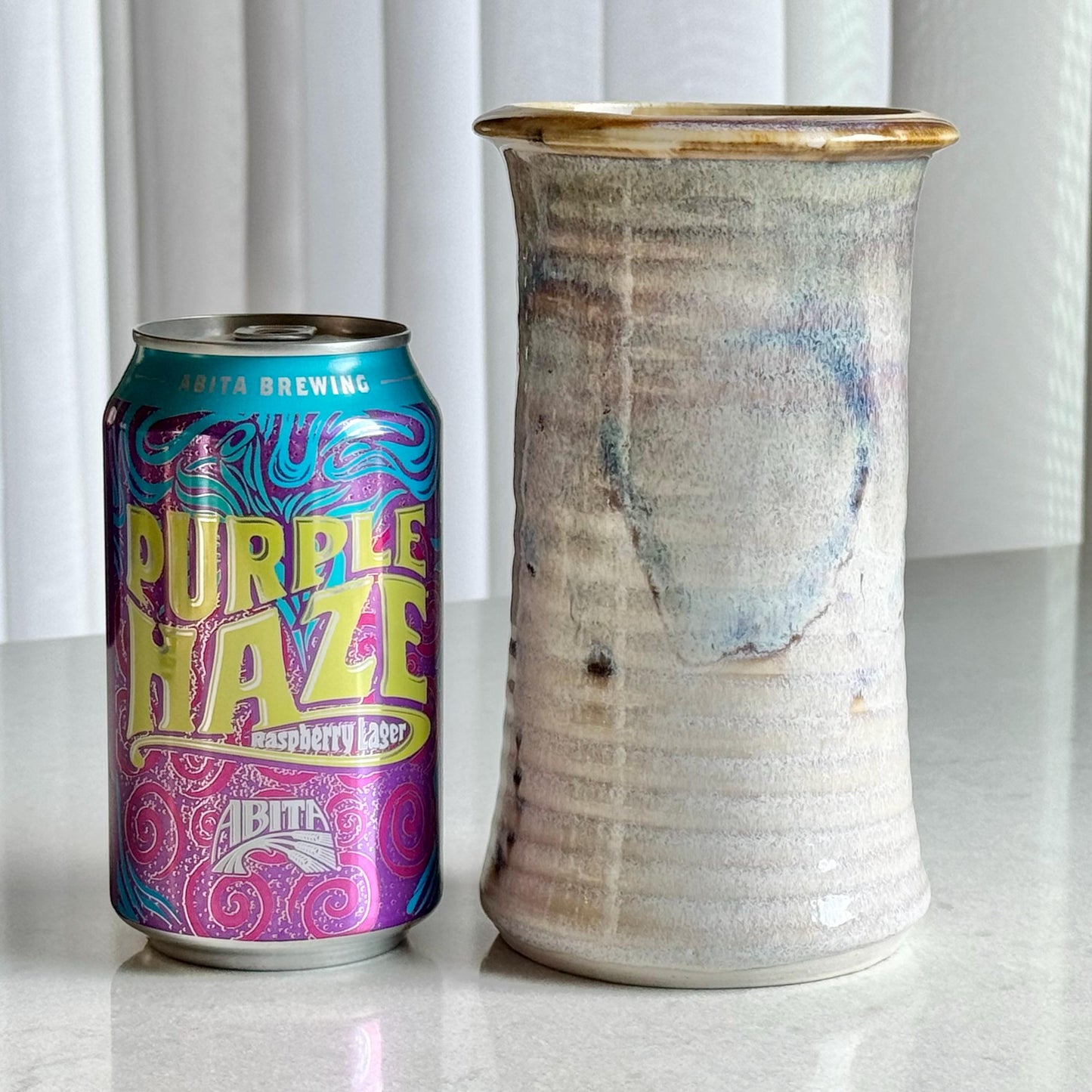 Vintage Handmade Signed Pottery Vase