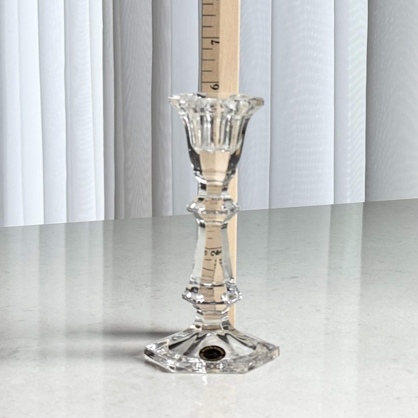 Vintage Partylite Romanian Crystal Candle Holders - Set of 3