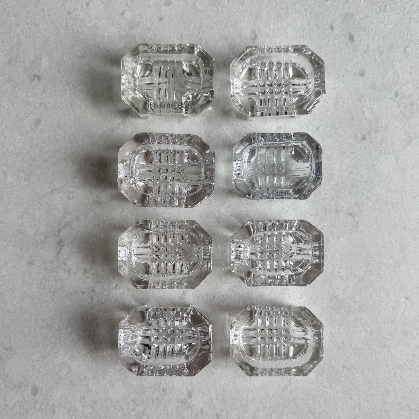 Vintage Oval Footed EAPG Salt Dips - Set of 8