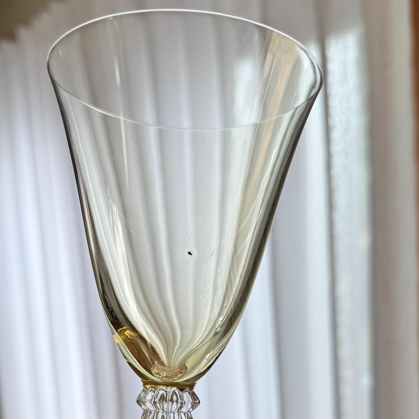 Vintage Fostoria Sceptre Amber Glasses (circa 1937 - 1943) - Set of 6 Goblets