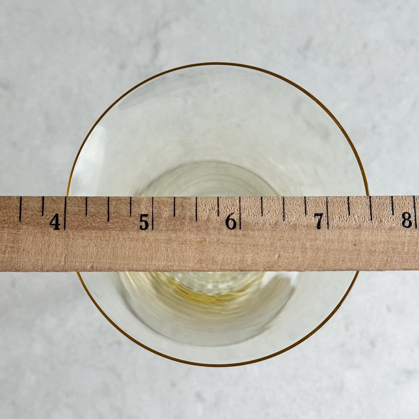 Vintage Fostoria Sceptre Amber Glasses (circa 1937 - 1943) - Set of 6 Goblets