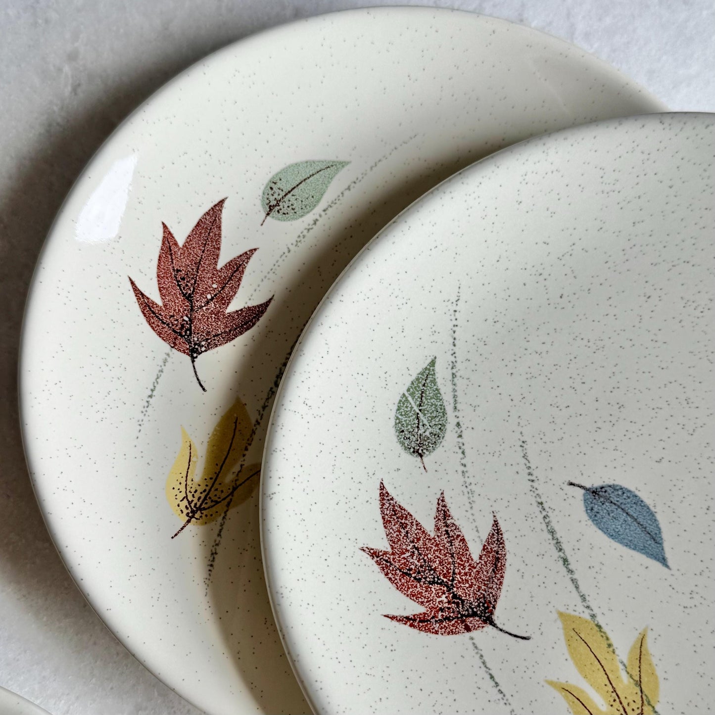 Vintage Franciscan Autumn Leaf Dishes (circa 1955 - 1969) - Service for 8