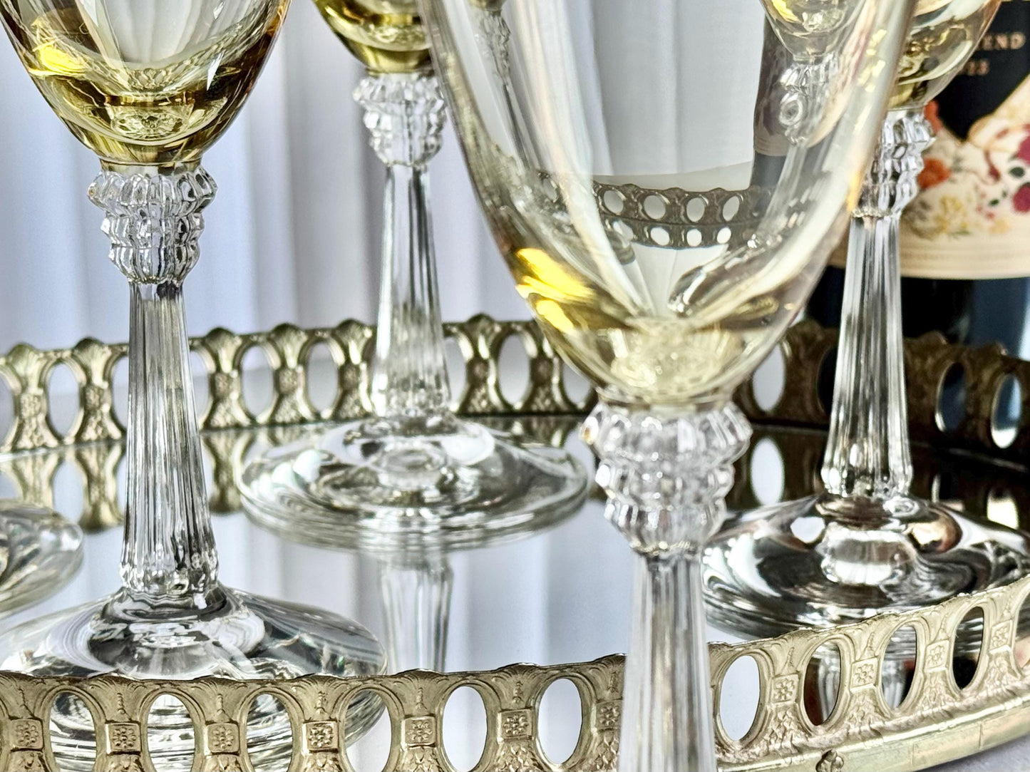 Vintage Fostoria Sceptre Amber Glasses (circa 1937 - 1943) - Set of 6 Goblets