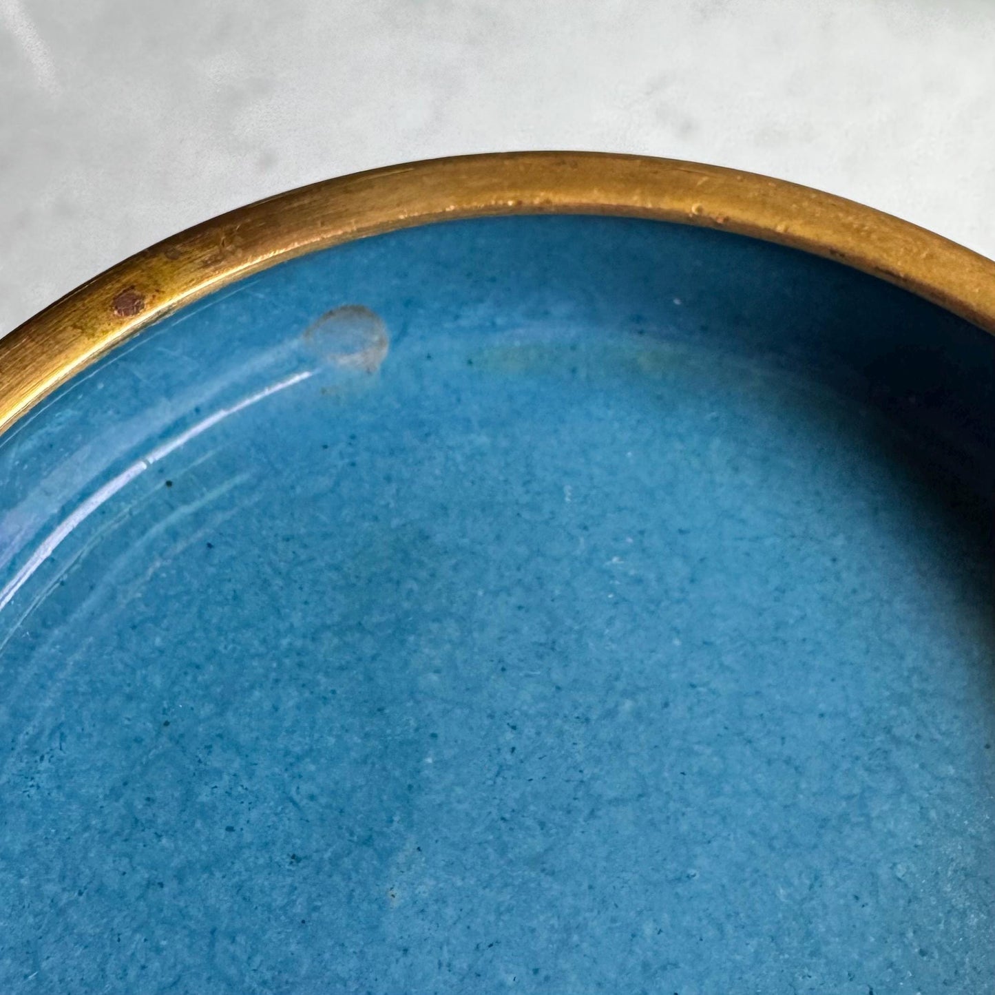 Vintage Chinese Cloisonne Tea Cannister with a Lid