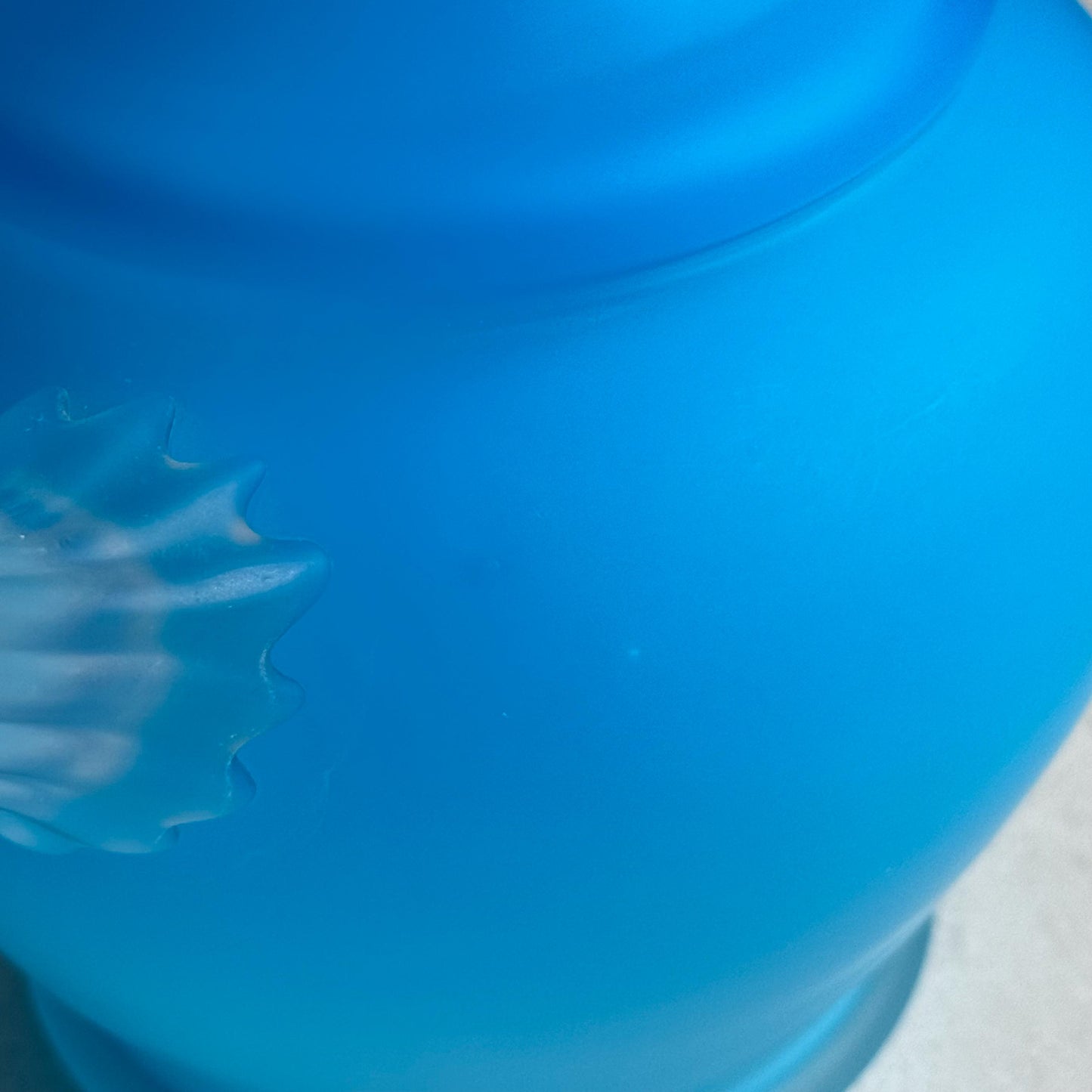 Vintage Satin Finish Robin’s Egg Blue 10-1/4” Pitcher