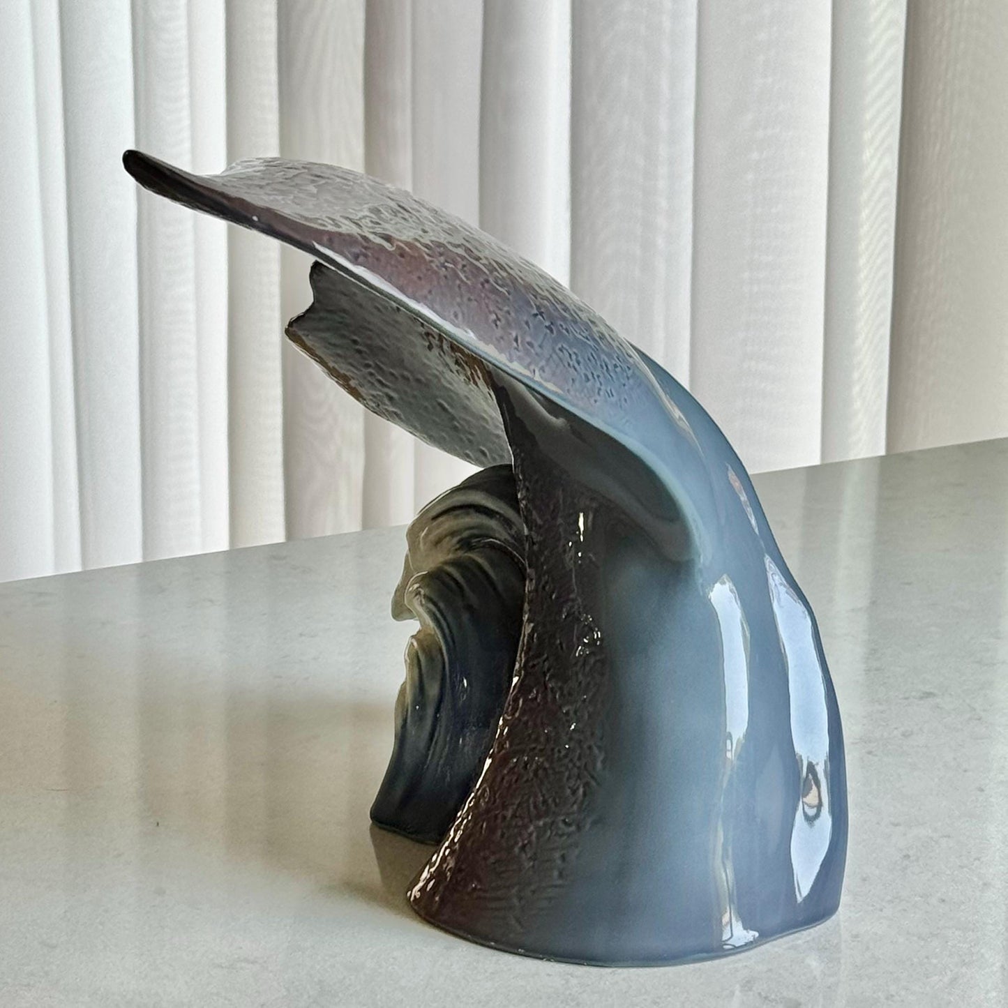 Lladro Giant Of The Sea Whale Statue (Large 10” X 15”)