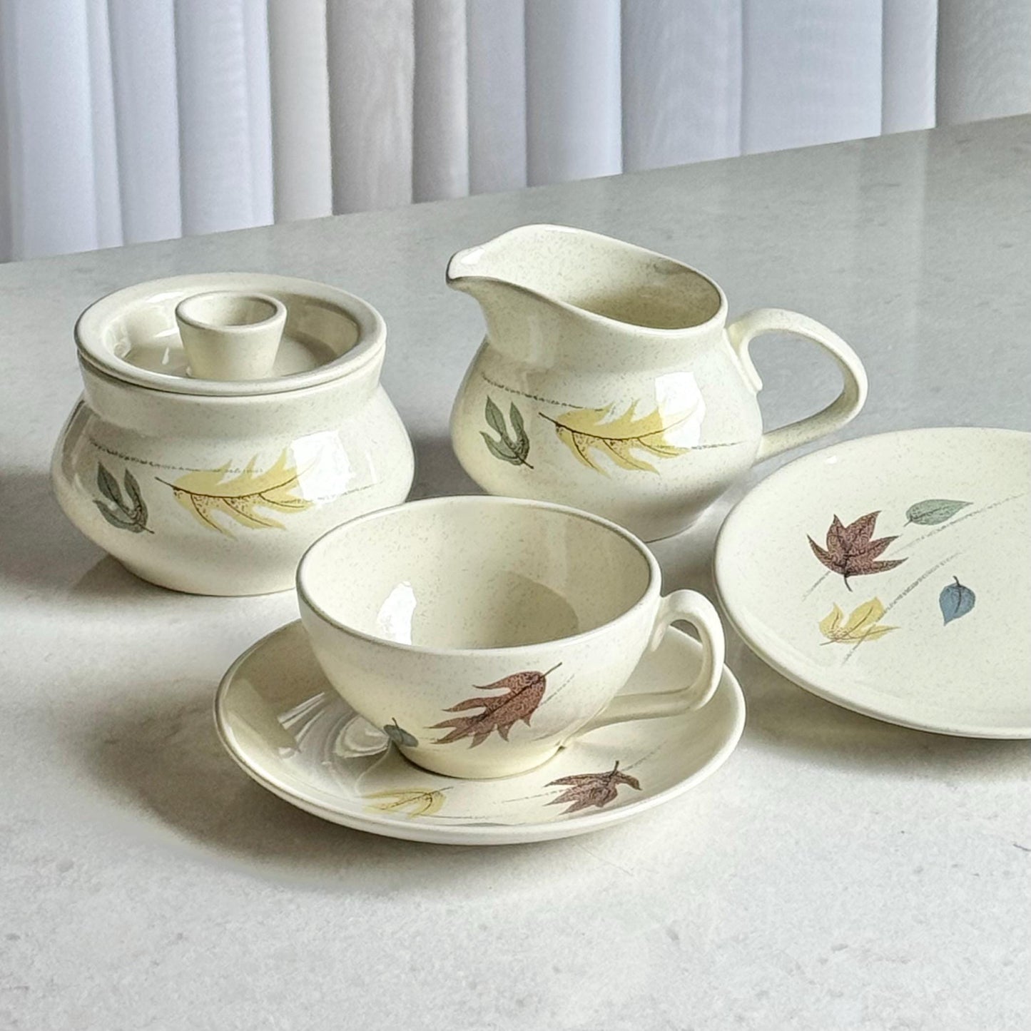 Vintage Franciscan Autumn Leaf Dishes (circa 1955 - 1969) - Service for 8