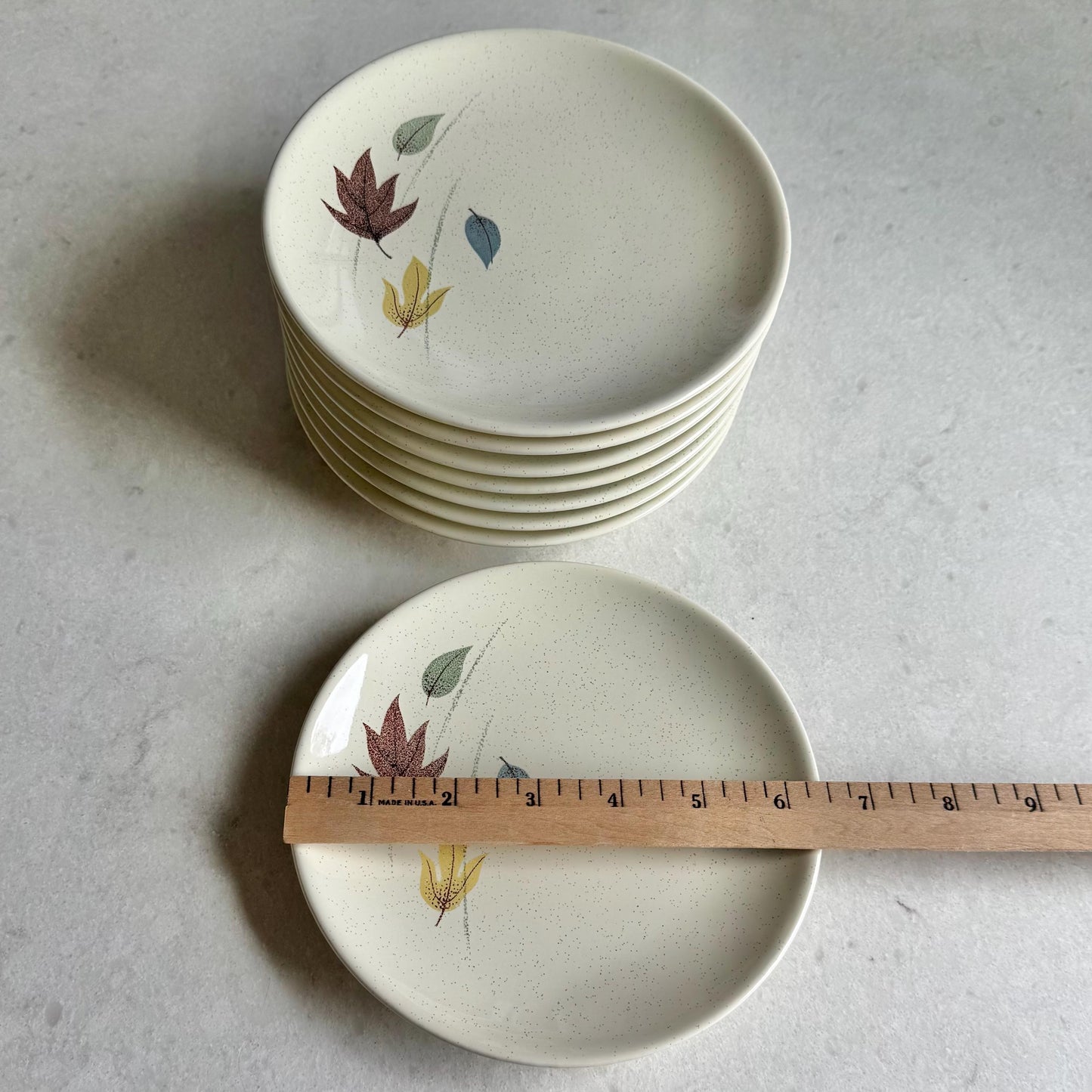 Vintage Franciscan Autumn Leaf Dishes (circa 1955 - 1969) - Service for 8