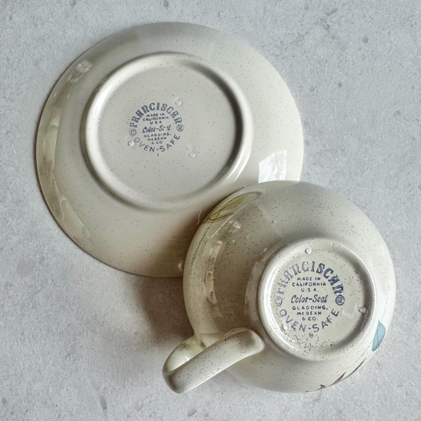 Vintage Franciscan Autumn Leaf Dishes (circa 1955 - 1969) - Service for 8