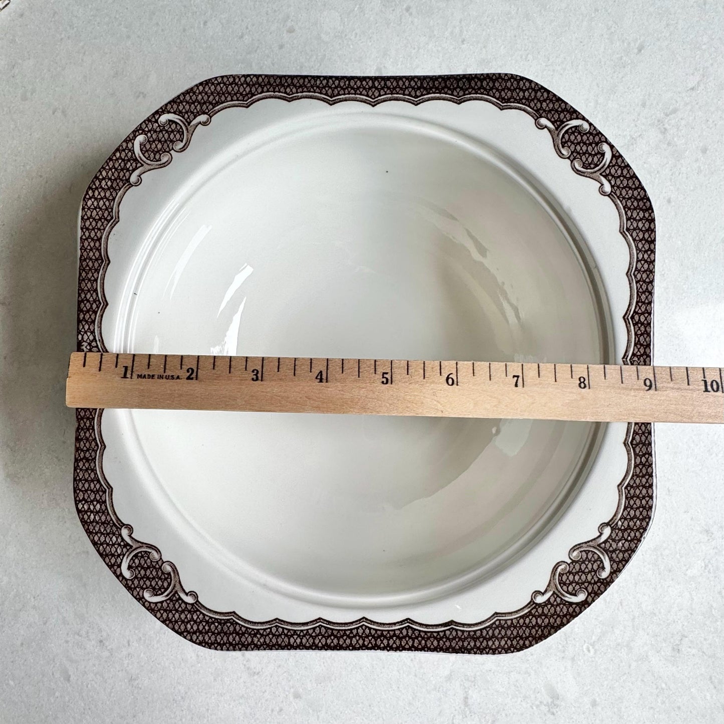 Vintage Wood & Sons The Post House Lidded Bowl