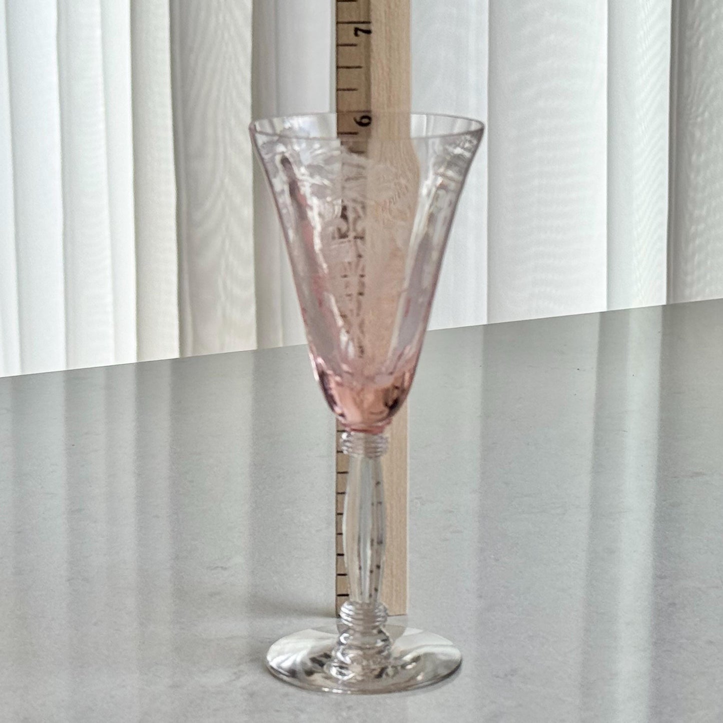 Tiffin-Franciscan Flanders Pink Wine Glasses (circa 1927 - 1935) - Set of 10