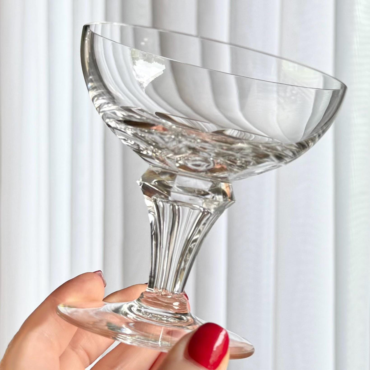 Vintage Royal Leerdam - Netherlands Queen Juliana Glasses - Set of 7 Coupes