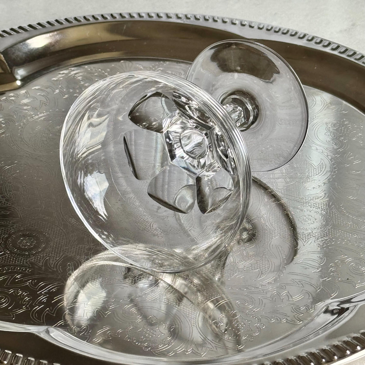 Vintage Royal Leerdam - Netherlands Queen Juliana Glasses - Set of 7 Coupes