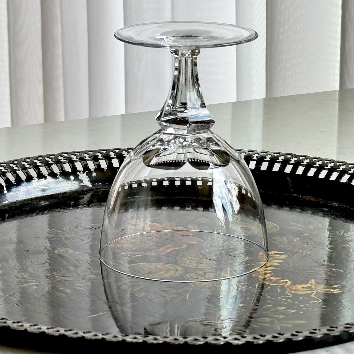 Vintage Royal Leerdam - Netherlands Queen Juliana Glasses - Set of 7 Goblets