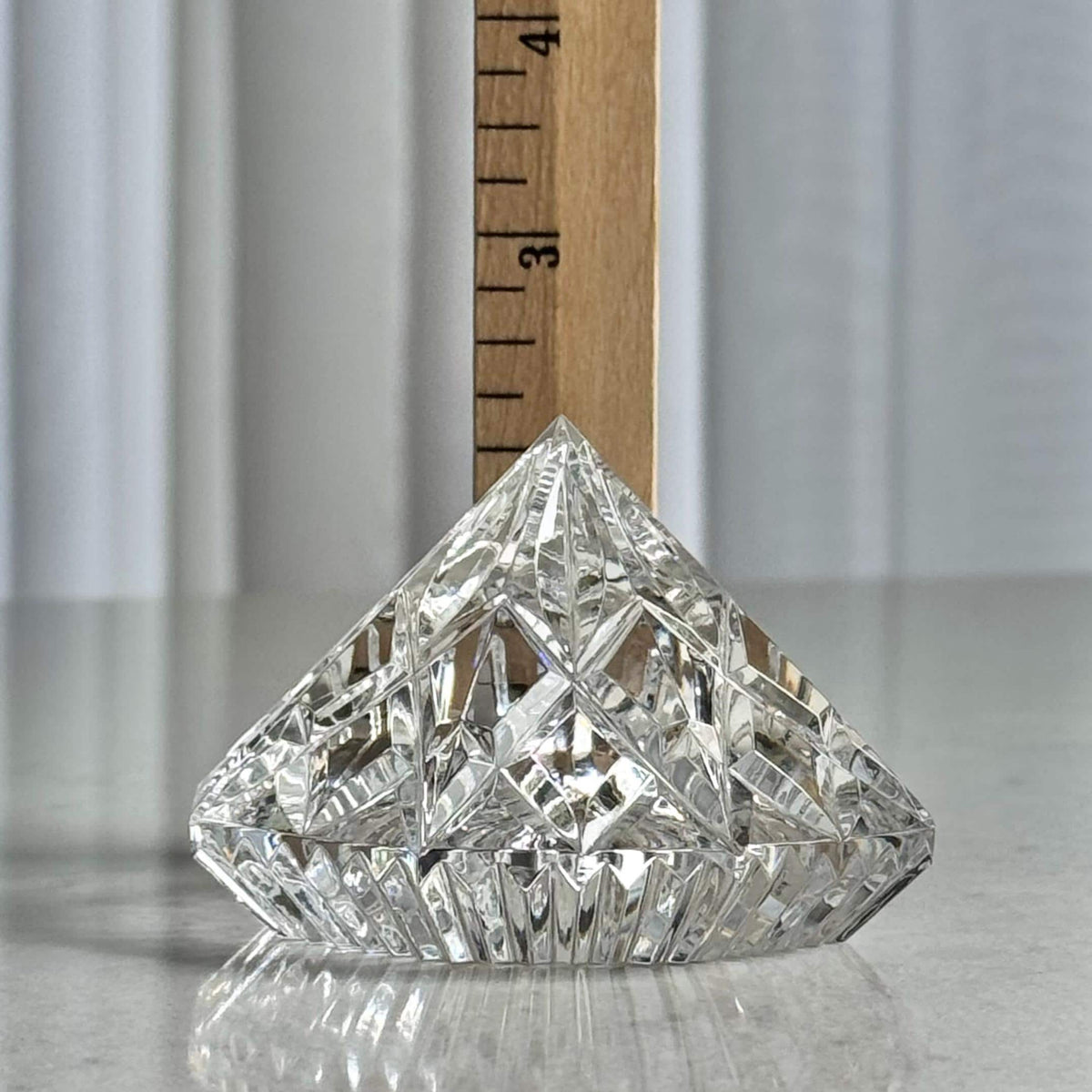 Vintage Waterford Crystal Lismore Diamond Paperweight