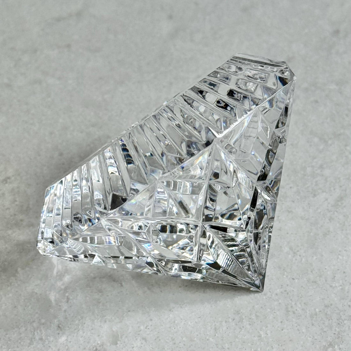 Vintage Waterford Crystal Lismore Diamond Paperweight
