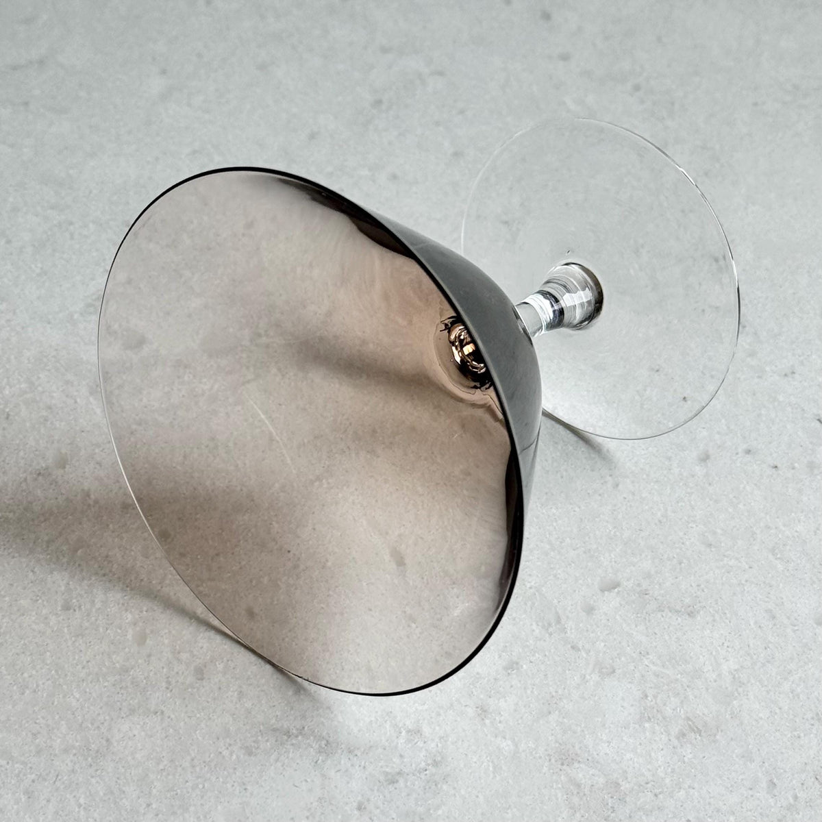 Vintage Theresienthal Brown Bowl Glasses - Set of 5