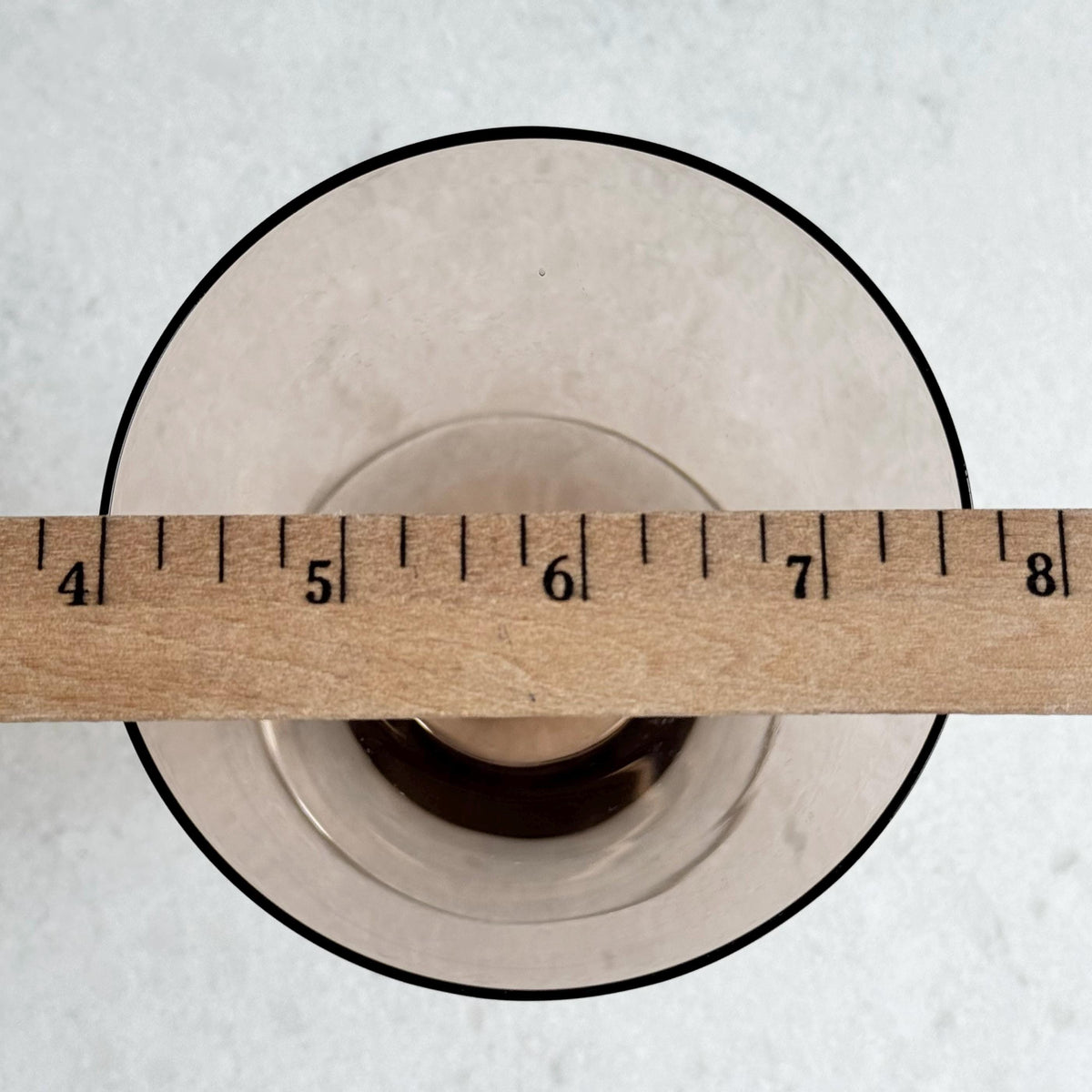 Vintage Theresienthal Brown Bowl Glasses - Set of 7