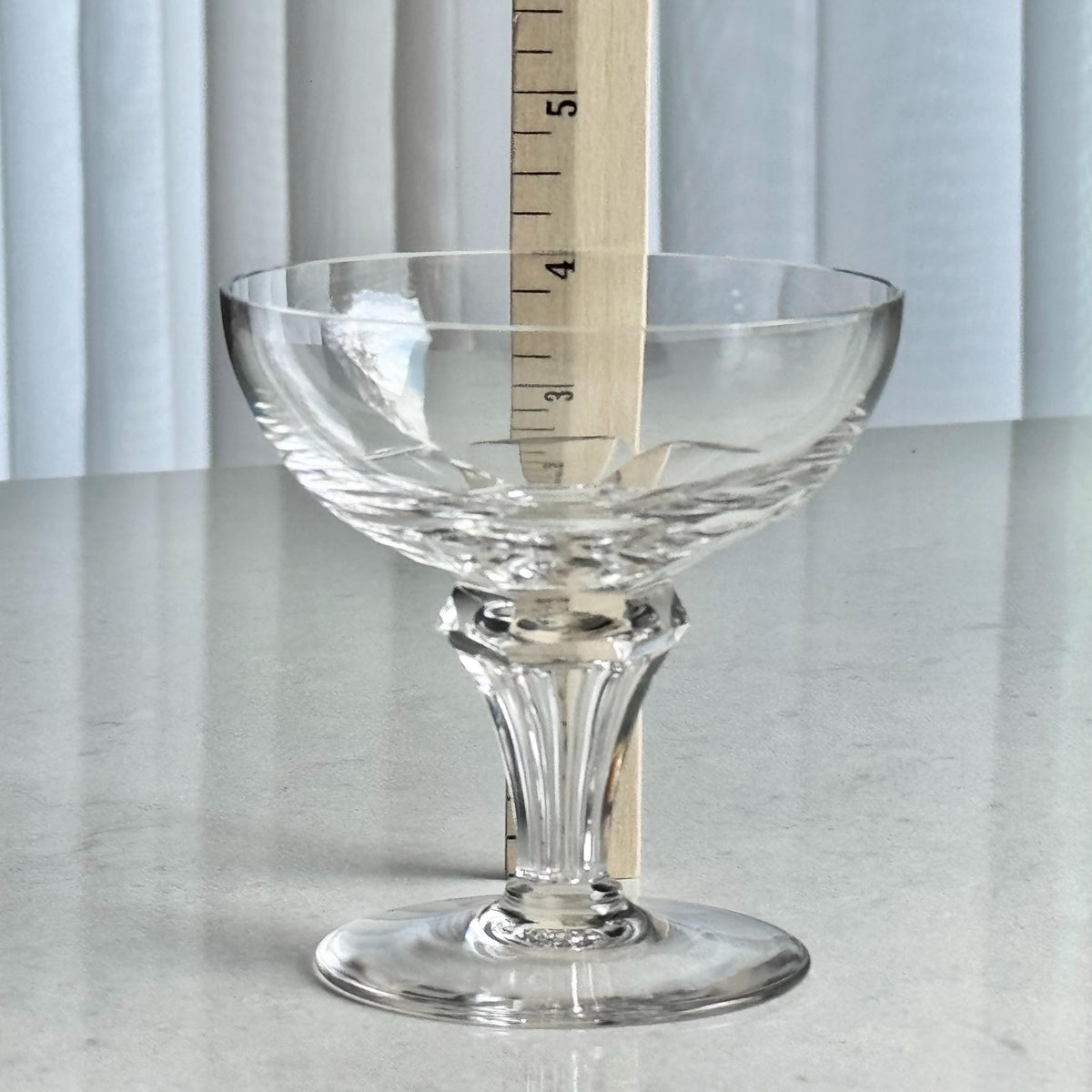 Vintage Royal Leerdam - Netherlands Queen Juliana Glasses - Set of 7 Coupes