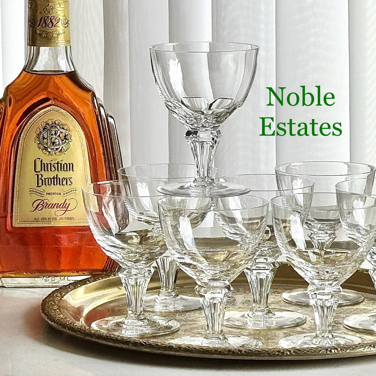 Vintage Royal Leerdam - Netherlands Queen Juliana Glasses - Set of 10