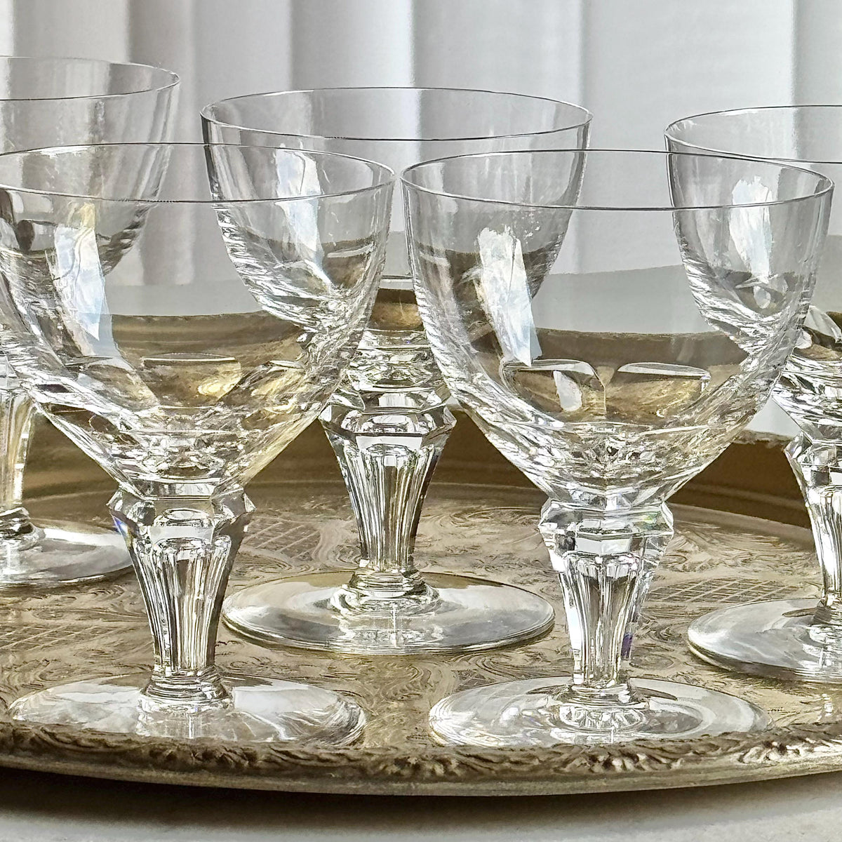 Vintage Royal Leerdam - Netherlands Queen Juliana Glasses - Set of 10