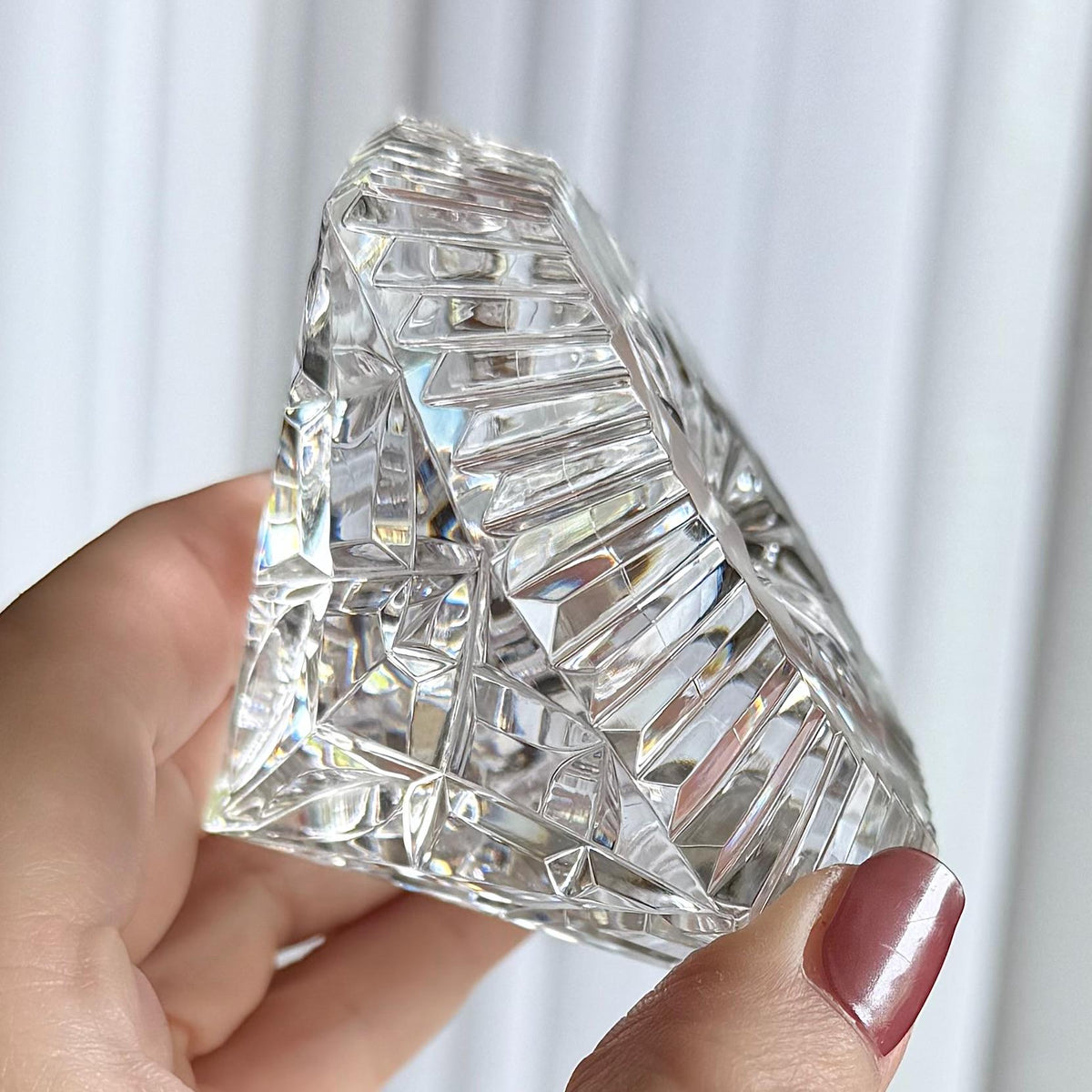 Vintage Waterford Crystal Lismore Diamond Paperweight