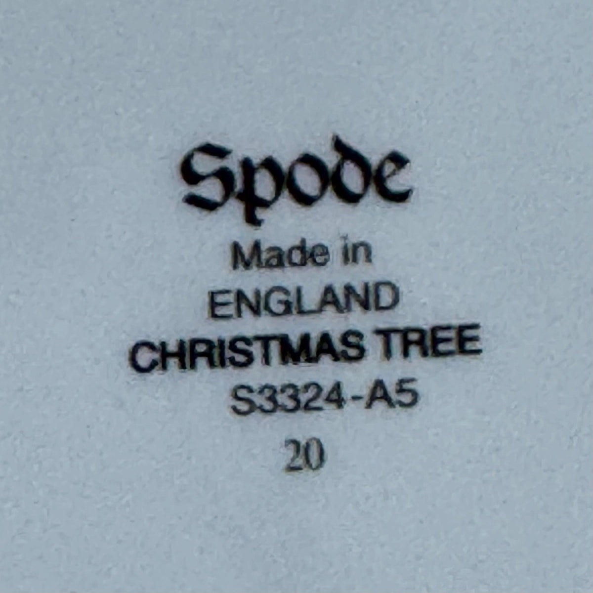 Vintage Spode Christmas Tree 12” Pasta / Serving Bowl