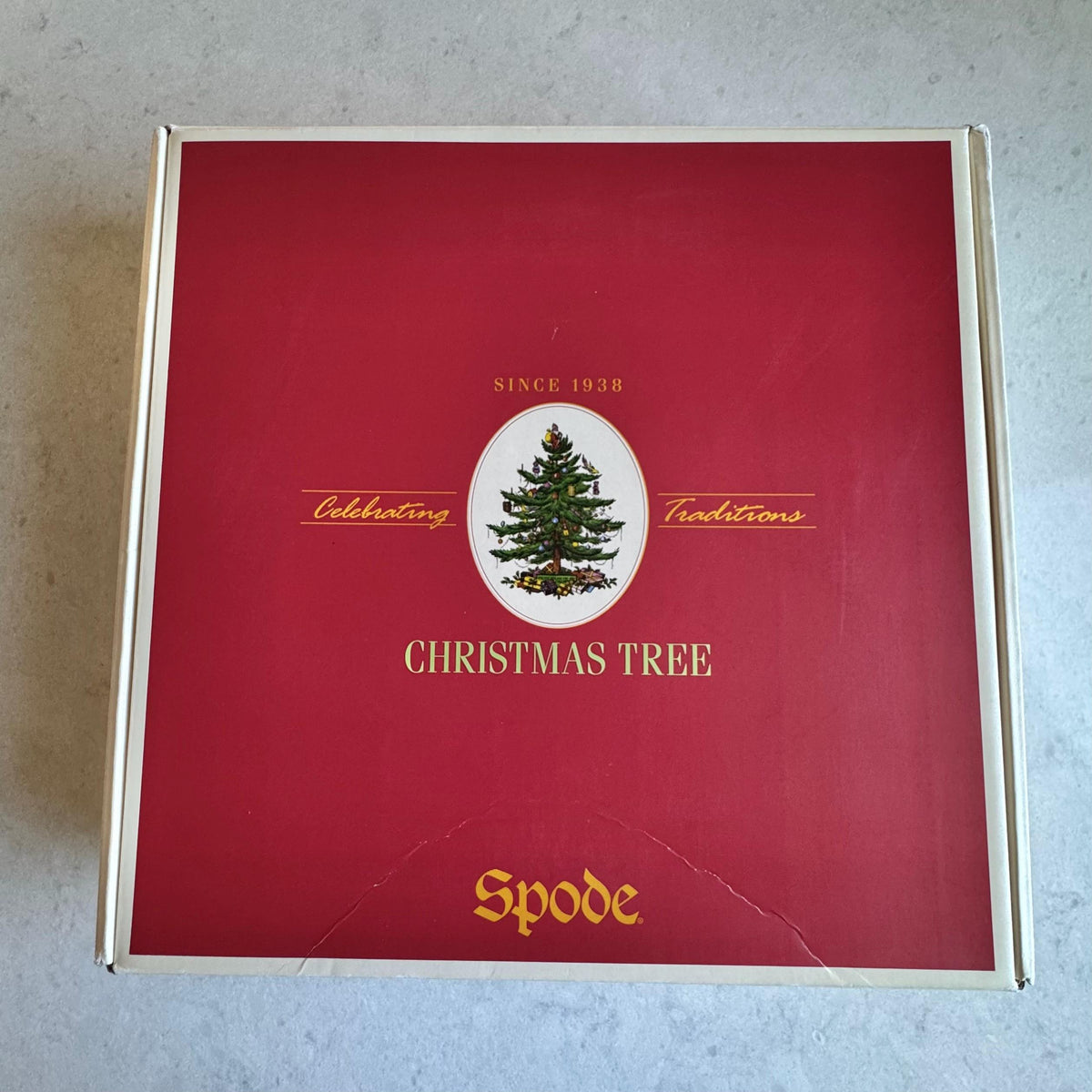 Vintage Spode Christmas Tree 12” Pasta / Serving Bowl