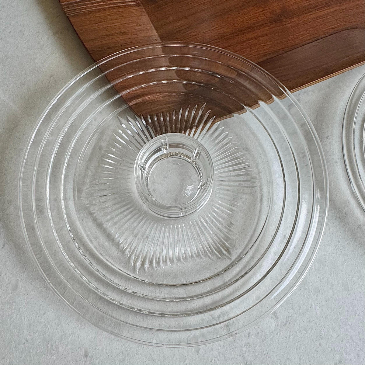 Vintage Louis A. Leppke Safe Save Plates with Tumblers (circa 1930s) - 4 sets, 8 pieces total