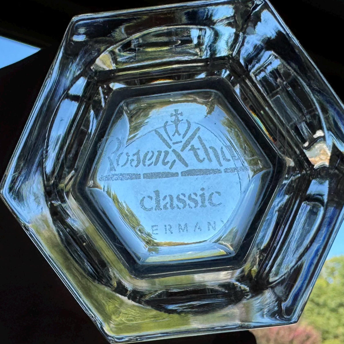 Vintage Rosenthal German Crystal Domus Vase