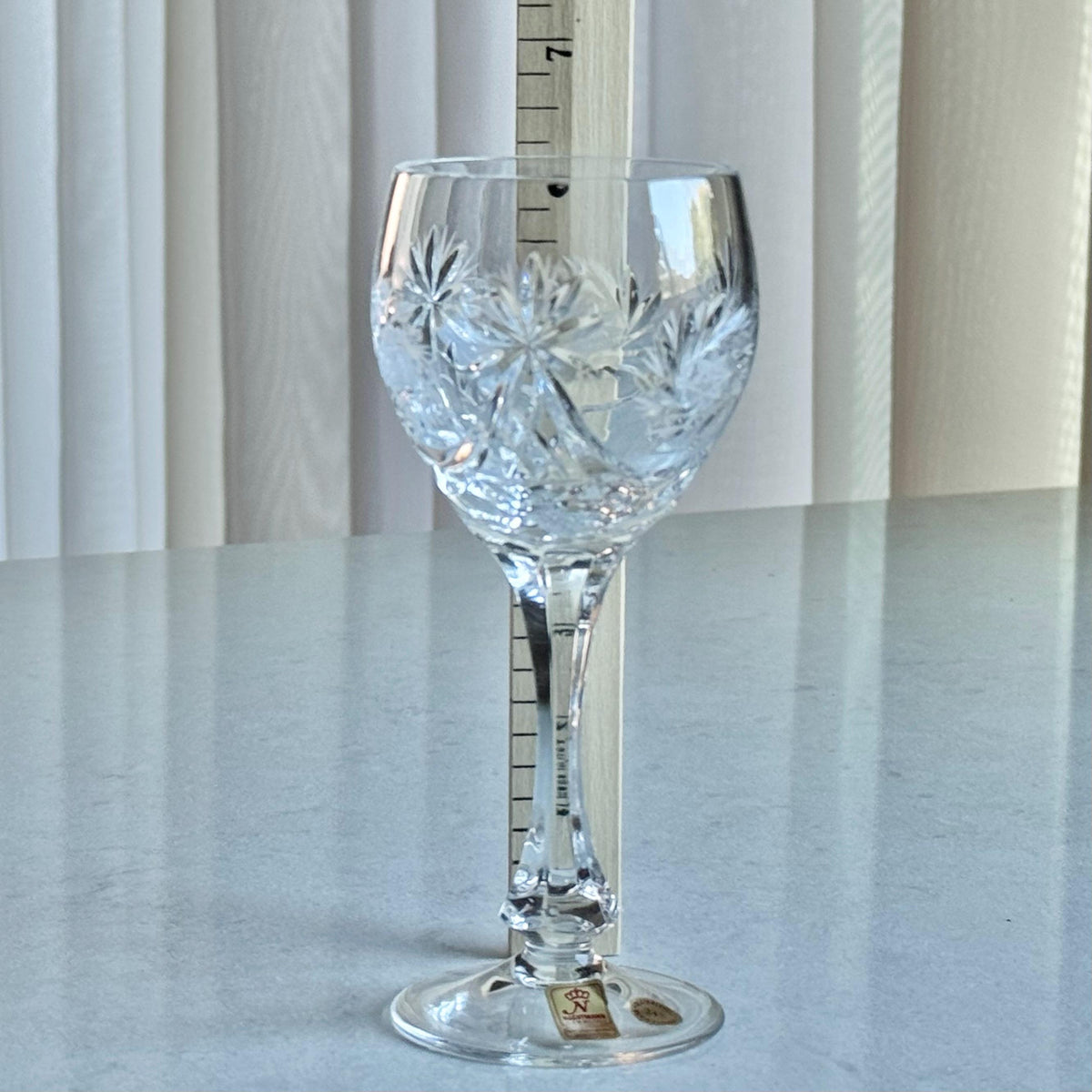 Vintage Nachtmann Schliff Schleuder Glasses - Set of 4