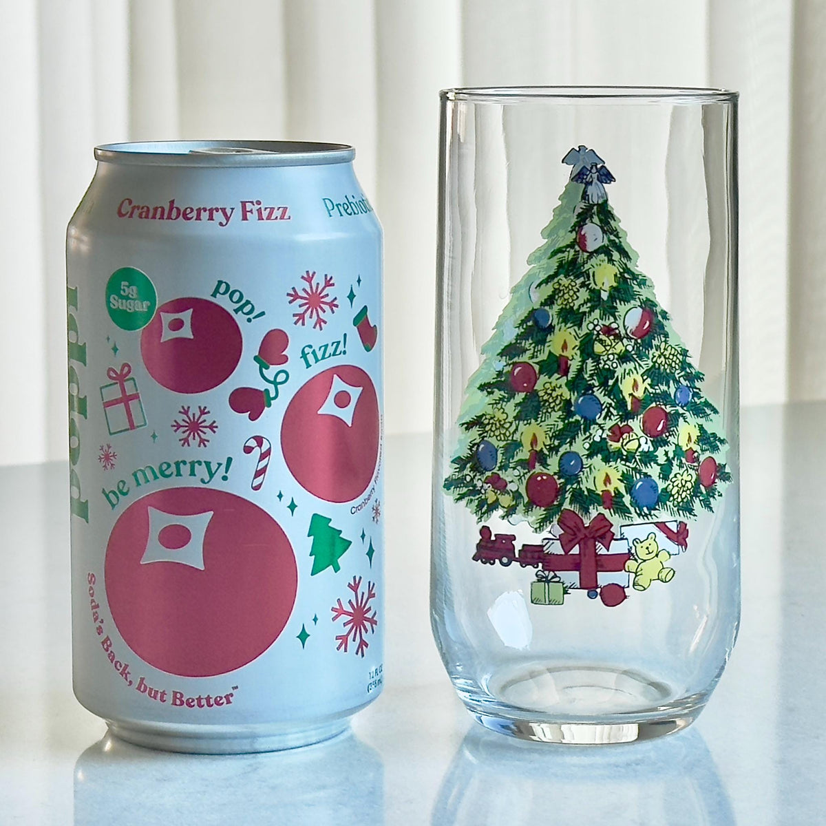 Vintage Pfaltzgraff Heritage Christmas Glasses - Set of 4 Tumblers