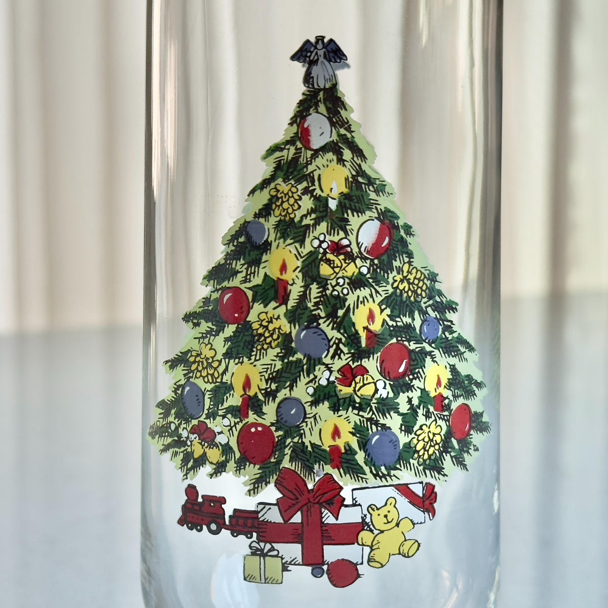 Vintage Pfaltzgraff Heritage Christmas Glasses - Set of 4 Tumblers