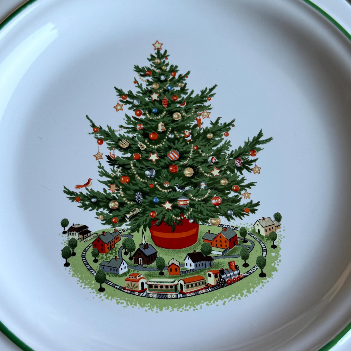 Vintage Pfaltzgraff Heritage Christmas Salad Plates - Set of 12