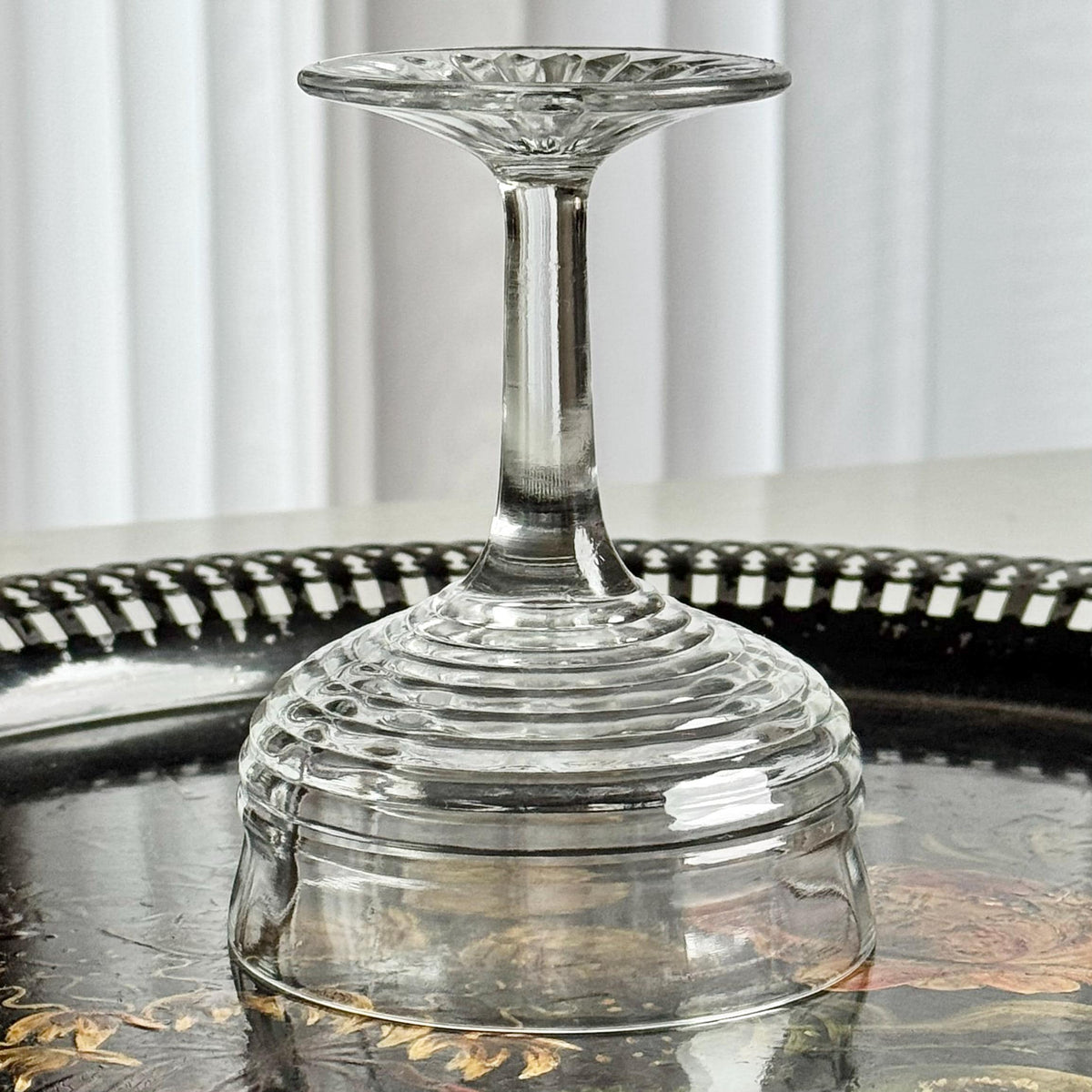 Vintage Anchor Hocking Circle Glasses / Sherbet Dishes (circa 1930 - 1935) - Set of 7