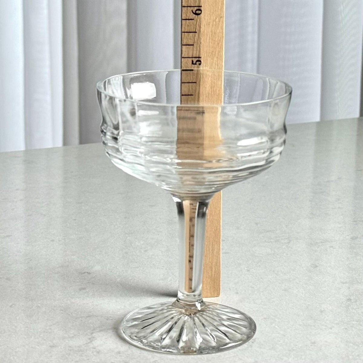 Vintage Anchor Hocking Circle Glasses / Sherbet Dishes (circa 1930 - 1935) - Set of 7