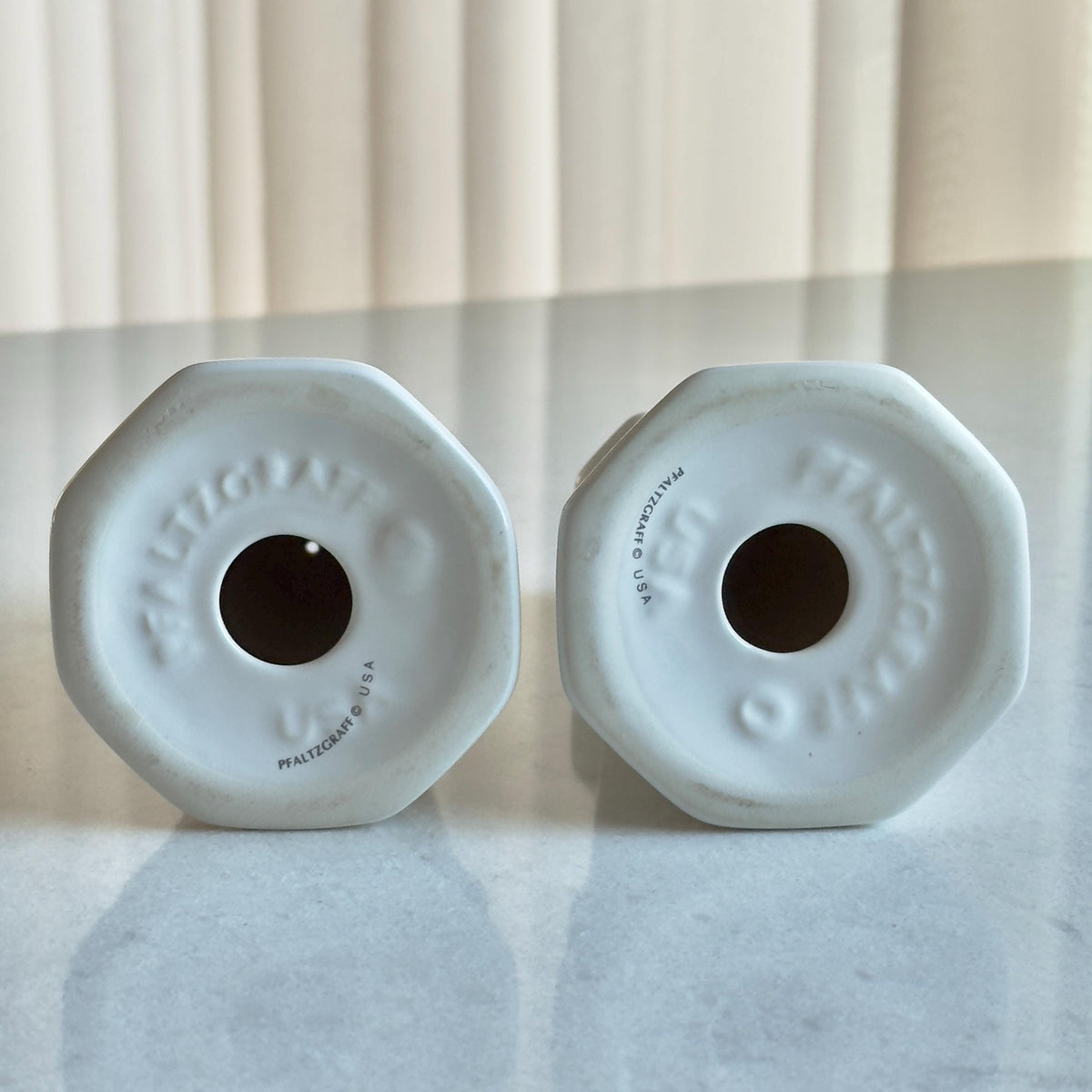 Vintage Pfaltzgraff Heritage Christmas Salt and Pepper Shakers - Set of 2