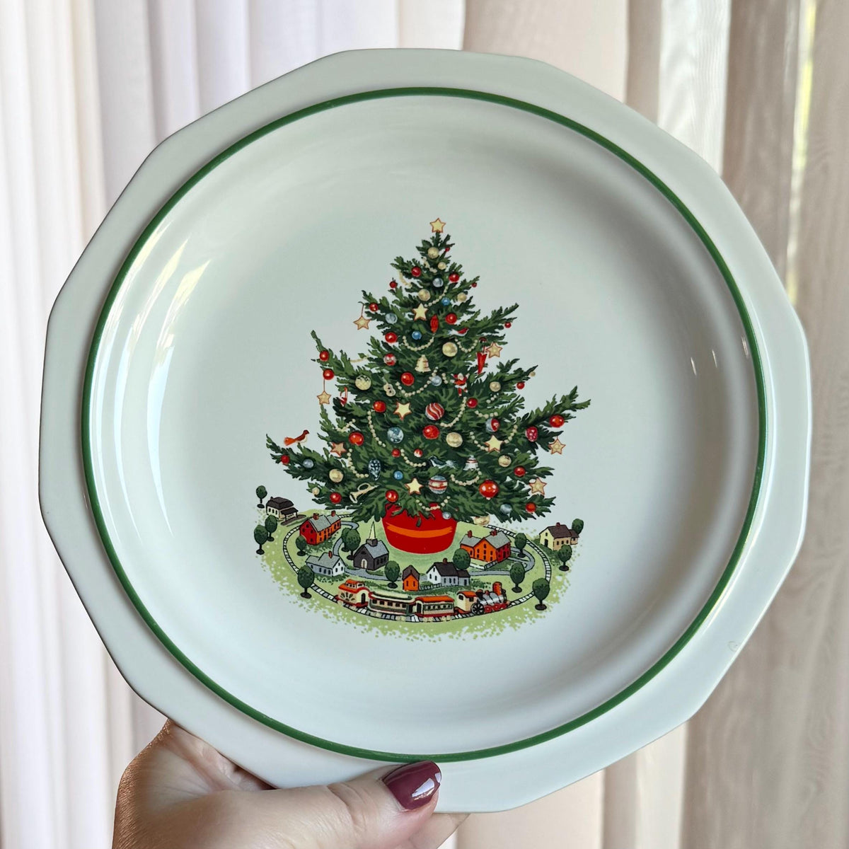 Vintage Pfaltzgraff Heritage Christmas Salad Plates - Set of 12