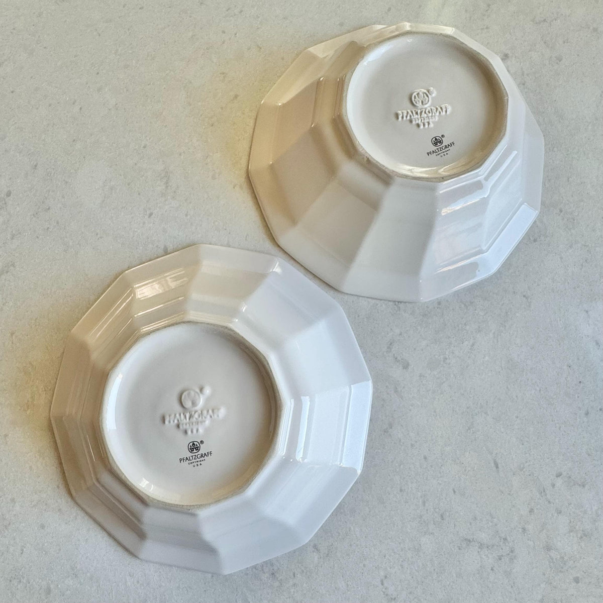 Vintage Pfaltzgraff Heritage Christmas 9 Inch Bowls - Set of 2