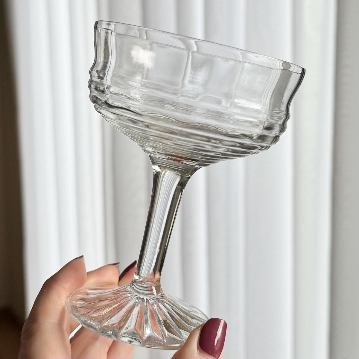 Vintage Anchor Hocking Circle Glasses / Sherbet Dishes (circa 1930 - 1935) - Set of 7