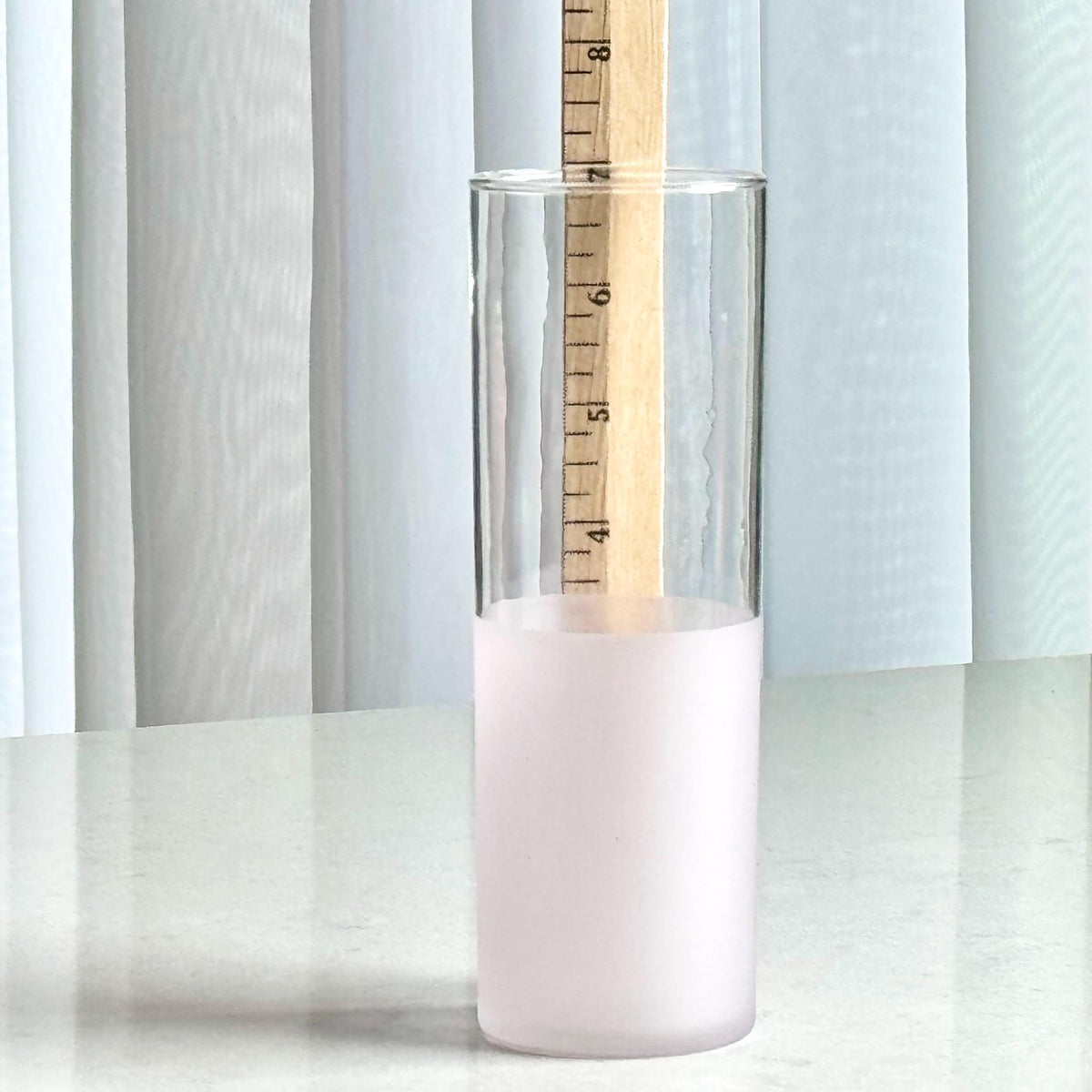 MCM Pastel Satin  Frosted Bottom Glasses - Set of 4
