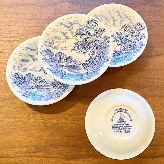 Vintage Wedgwood Countryside 5 inch Bowls - Set of 8