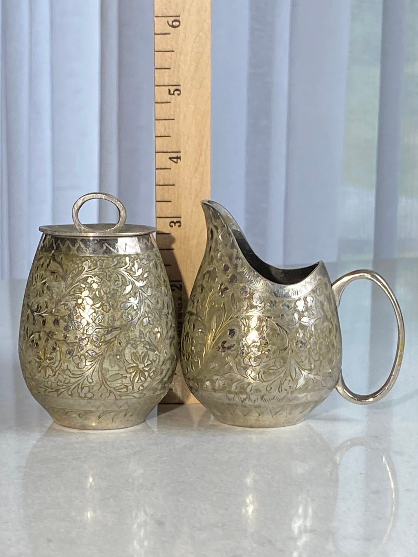 Vintage Sugar and Creamer Set