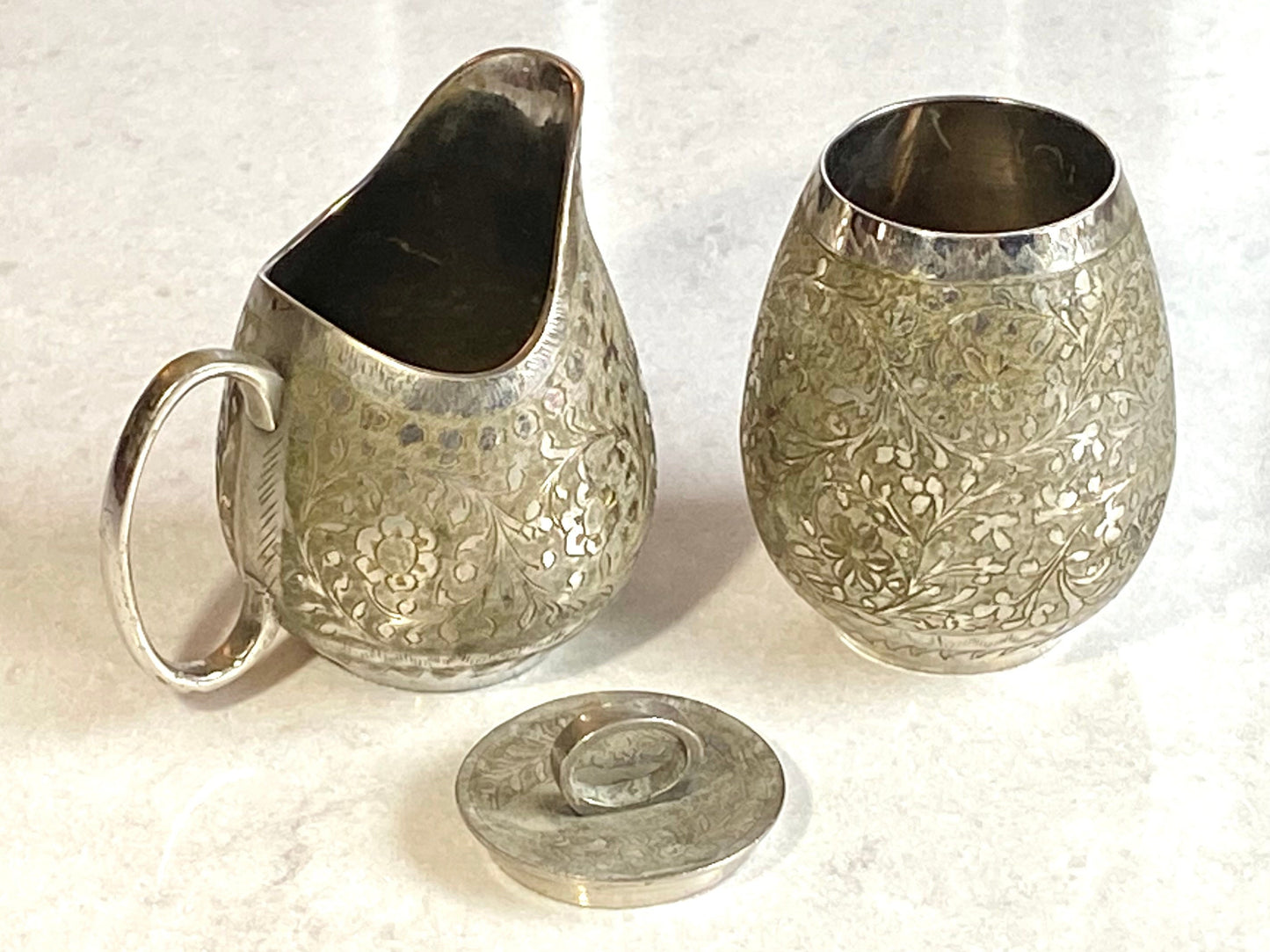 Vintage Sugar and Creamer Set