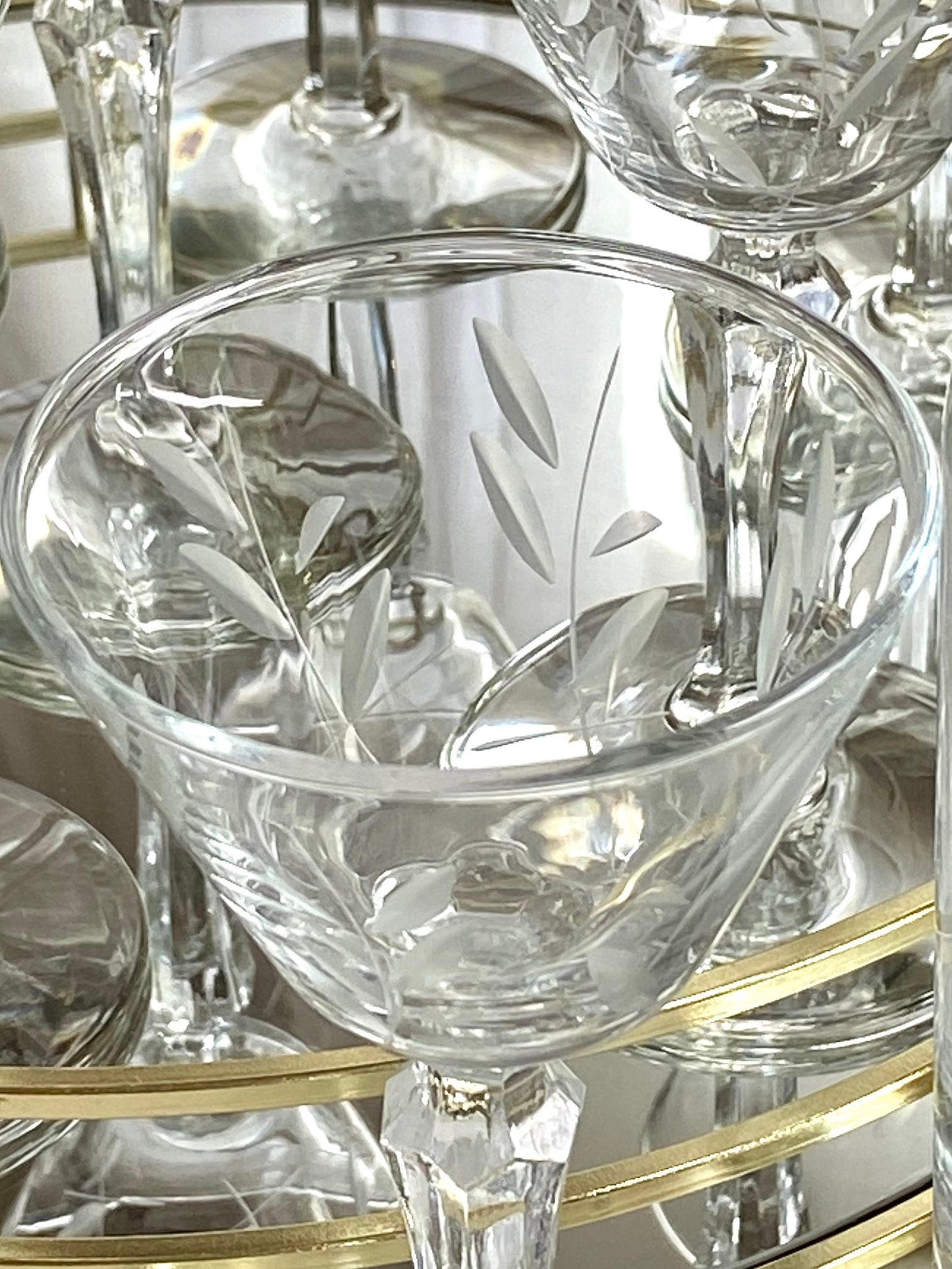 Vintage Libbey Priscilla Glasses - Set of 8 (Set #622S)