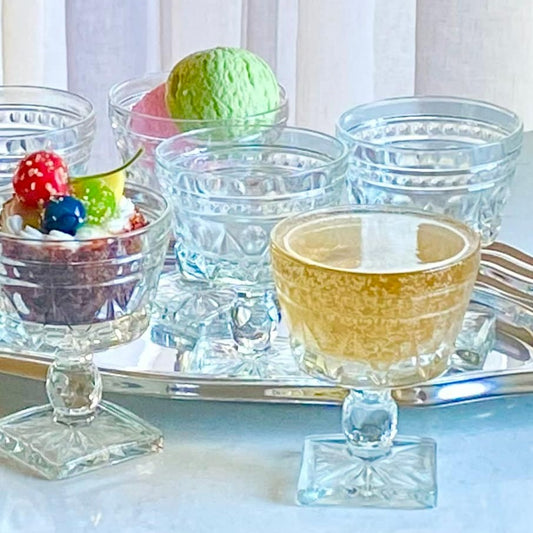 Vintage Colony Park Lane Glasses / Dessert Cups - Set of 6