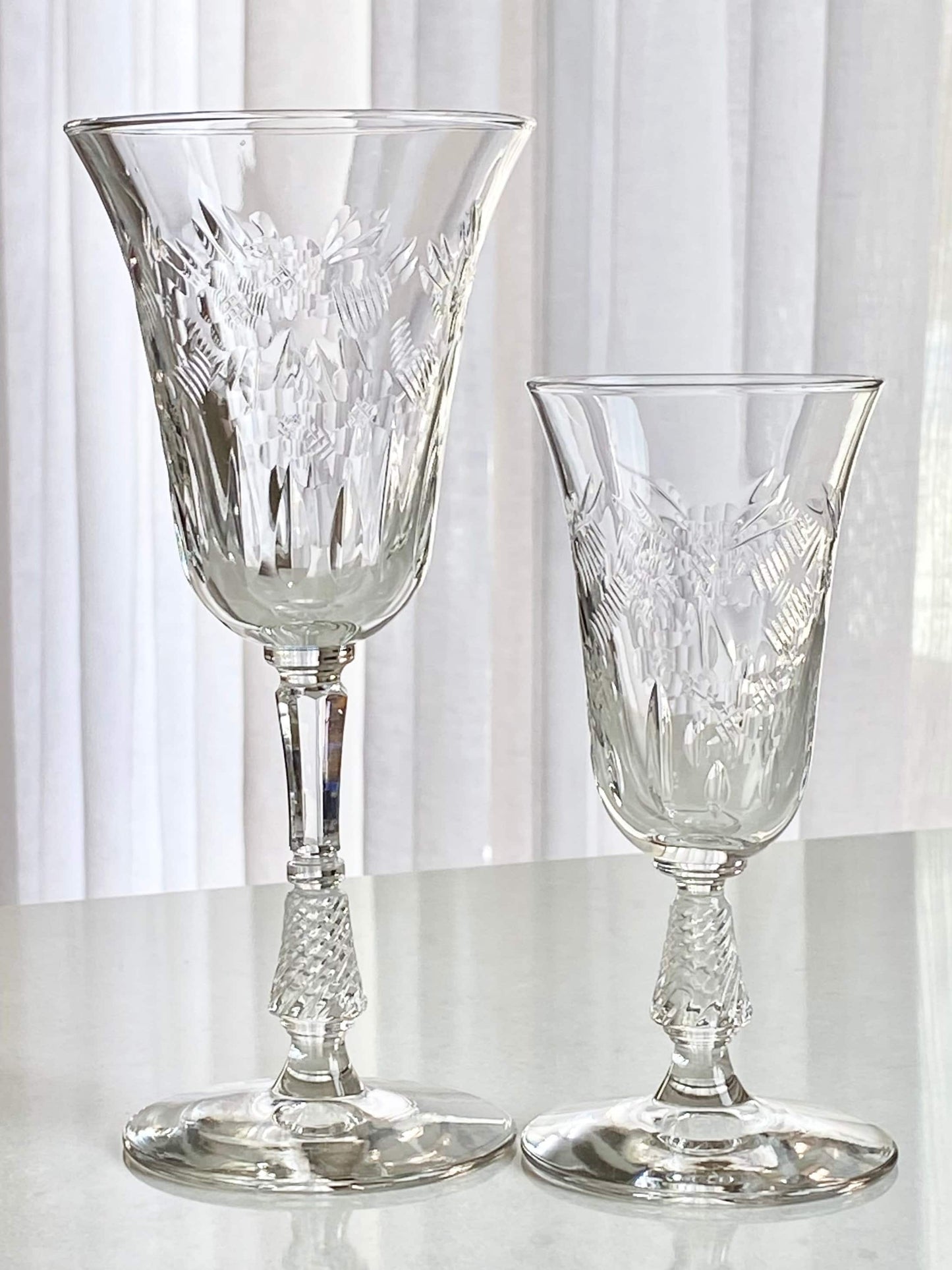 Vintage Rock Sharpe Dartelle Glasses - Set of 12